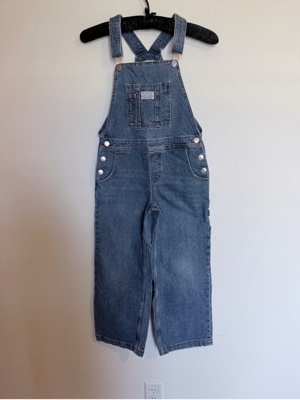 Levi's Kids Indigo Baggy Denim Overalls